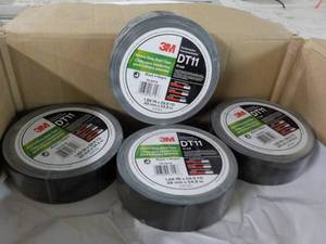 lot 123 image: Lot of 4 Rolls 3M Dt11 Black Heavy ...