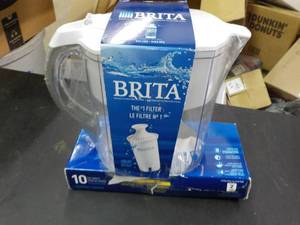 lot 125 image: Brita Water Filtration Pitcher...