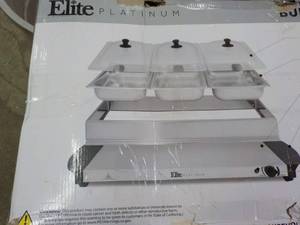 lot 142 image: Elite Platinum Stainless Steel Buff...