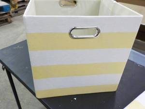 lot 150 image: 2 Fabric Storage Cubes 13 sq. and 1...