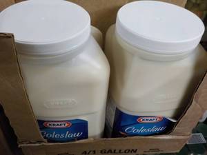 lot 190 image: 2 Gallons Kraft Coleslaw Dressing...
