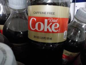 lot 205 image: Case of 24 Bottles Caffeine Free Co...