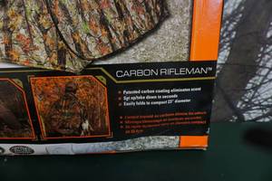 lot 36 image: Eastman Carbon Coated Ultra Light Carbon Rifleman Ground Blind