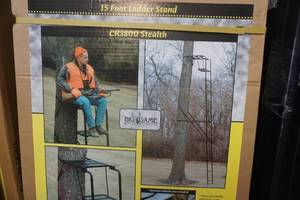 lot 26 image: Big Game Deer Stands Model CR3800 Stealth 15 Ladder Stand