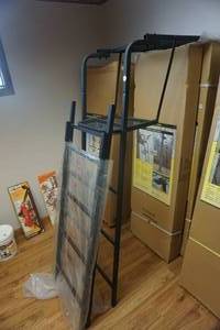 lot 27 image: Big Game Deer Stands Model CR3800 Stealth 15 Ladder Stand