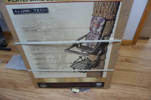 lot 46 image: API Outdoors Alumi Tech Grand Slam Climbing Tree Stand