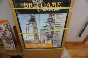 lot 48 image: Big Game Tree Stands The Big Buddy 2 Person 15 Ladder Tree Stand