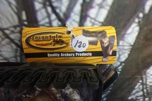 lot 120 image: Quality Hunting Products Tarantula Camo Belt Arrow HolderQuiver