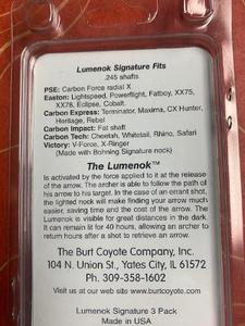 lot 191 image: Burt Coyote Lumenock Lighted X Nock In Pink