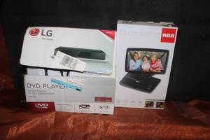 lot 45 image: LG & RCA DVD Players, New