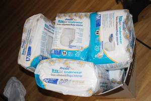 lot 27 image: 10 Packages Presto Plus Flex Right Adult Underwear