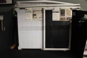 lot 100 image: One Chalkboard, One Dry Erase Whiteboard - Both New