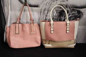 lot 79 image: Two Large Rose Colored Purses