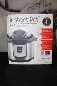 lot 6 image: Instant Pot Lux 6-in-1 Multi-Use Programmable Pressure Cooker
