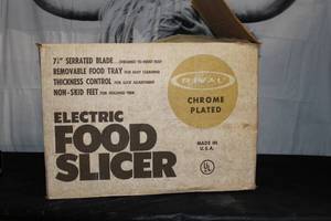 lot 2 image: Rival Stainless Steel Food Slicer