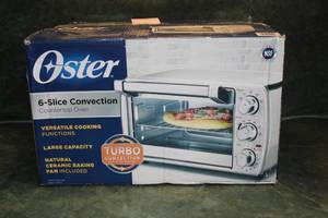 lot 161 image: Oster 6-Slice Convection Countertop Oven