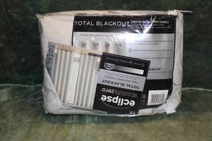 lot 165 image: Eclipse Absolute Zero Total Blackout Curtain Panels