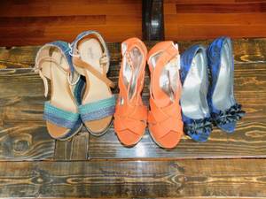 lot 28 image: 3 Pairs of High Heel Shoes