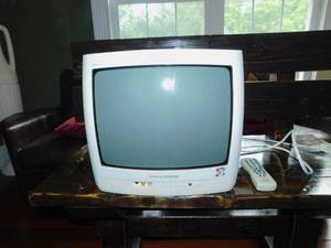 lot 77 image: Philips TV with Remote