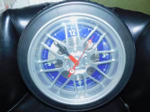 lot 95 image: Automobile Tire Wall LED Clock