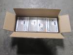 lot 810 image: 1 Case - Commercial Electric 4 in. Black Ultra Low Glare Mini Step Integrated LED Recessed Trim (4 Total) 53196101