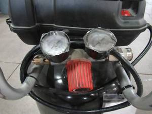 lot 19 image: Husky Air Compressor Electric Portable High Performance Pump 175 PSI 20 Gal. C201H