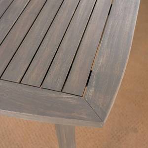 lot 122 image: Noble House (TABLE ONLY) Lagen Gray Wood and Wicker Outdoor Dining Table 42783