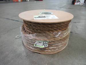 lot 792 image: Everbilt 34 in. x 150 ft. Natural Twisted Manila Rope 72660