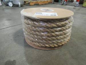 lot 791 image: Everbilt 1 in. x 75 ft. Natural Twisted Manila Rope 70290