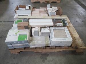 lot 222 image: WHOLESALE MIXED PALLET OF FLOOR AND WALL TILE