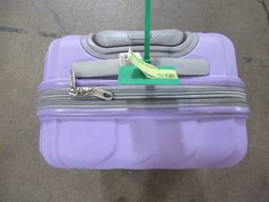 lot 718 image: American Tourister Tribute DLX 20 Carry-On Luggage in Purple