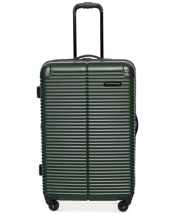 lot 702 image: Revo Mini Pipeline 25 Hardside Expandable Spinner Suitcase - Broken WheelCracked Shell.
