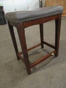 lot 204 image: Farmhouse Stool 19 x 13 12 x 24 Tall, In Chocolate, FB1774