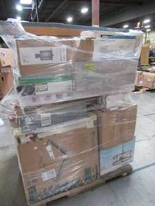 lot 242 image: WHOLESALE MIXED PALLET OF LIGHTING AND CEILING FANS