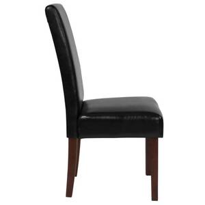 lot 417 image: Flash Furniture Greenwich Series Contemporary Faux Leather Parsons Chair (Wood Frame) 889142259909
