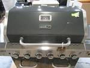 lot 226 image: Nexgrill Deluxe 6-Burner Propane Gas Grill in Slate with Ceramic Searing Side Burner 720-0896B