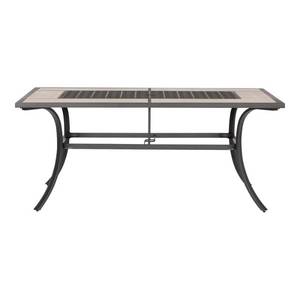 lot 307 image: Garden Treasures Elliot Creek Rectangle Dining Table 40-in W X 66.9-in L with Umbrella Hole 790.130.004