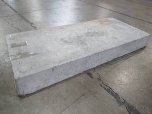 lot 308 image: Hurricane 18 in. x 40 in. x 4 in. Concrete Condenser Mounting Pad for Ductless Mini Split Outdoor Units, DIVCCPH18404