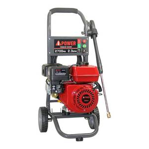 lot 21 image: A-ipower 2700 PSI 2.3-GPM Gas Pressure Washer, APW2700 - Pull Rope Will Not Catch, Missing Spray Tip