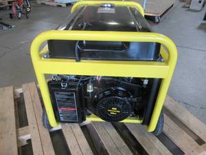 lot 3 image: Stanley 8,000-Watt Gasoline Powered Storm Portable Generator with Electric Start and Removable Generator Panel G8000S