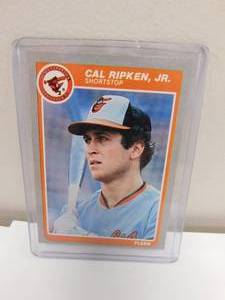 lot 7 image: 1985 Fleer Cal Ripken, Jr. & 1986 Cal Ripken, Jr. All - Star