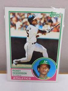 lot 12 image: Lot of 3 1983 Topps Hall of Famers
