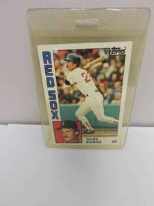 lot 19 image: Lot of 4 1984 - 1988 Wade Boggs Cards