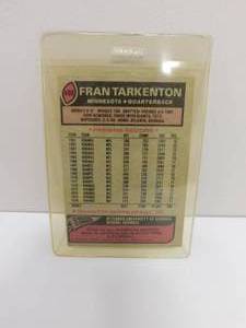 lot 22 image: 1977 Topps Fran Tarkenton Card