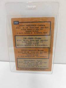 lot 24 image: 1978 Topps Jack Morris Rookie Card