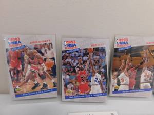 lot 46 image: 10 -  Chicago Bulls Play Off Cards