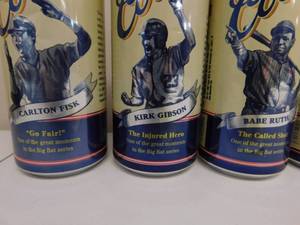 lot 47 image: 5 - Coors Baseball Collectible Cans