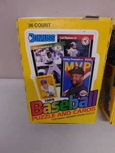 lot 53 image: 1989 Donruss Baseball Cards Sealed Wax Packs (36 packs) Unopened