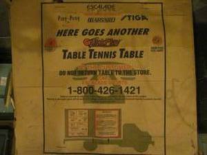 Escalade roll and play table tennis game