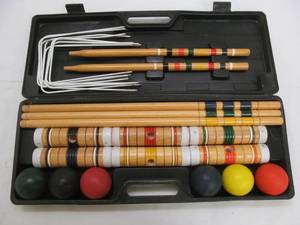 Spalding croquet set